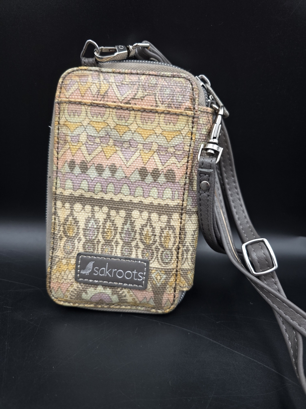 sakroots Multicolor Patterned Crossbody Phone Pouch